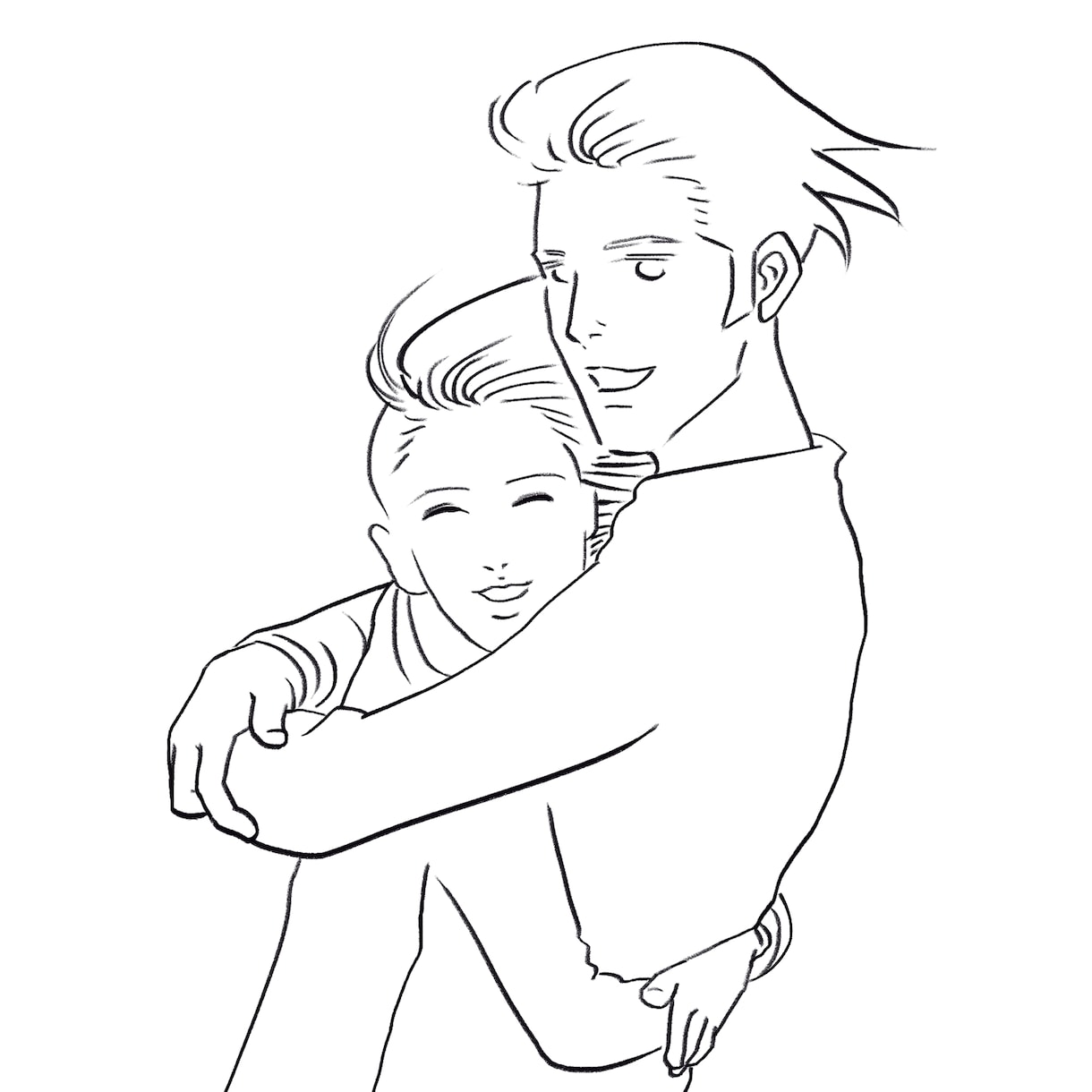 商用OK♡オシャレ線画イラスト描きます カラー/モノクロ/印刷/挿絵/SNS/アイコン/ヘッダーOK イメージ2