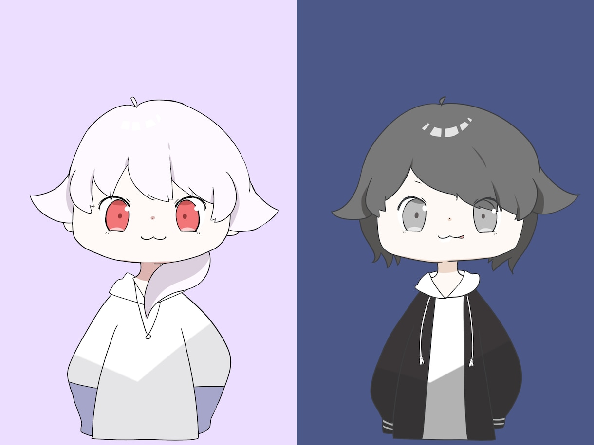 ぽっぷでかわいいアイコン用・SDイラスト作ります 3日以内に納品！シンプルアイコン用イラストをお届け！ イメージ3