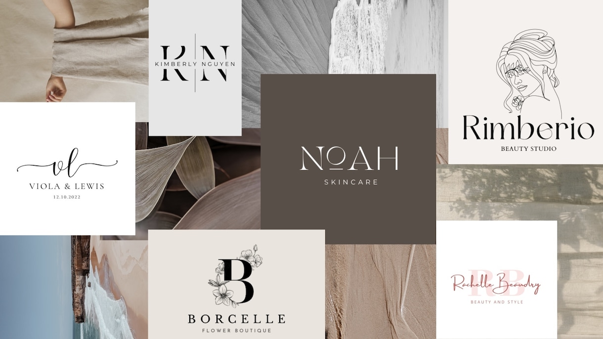 ロゴデザインいたします お洒落×シンプル【2案ご提案】 イメージ1