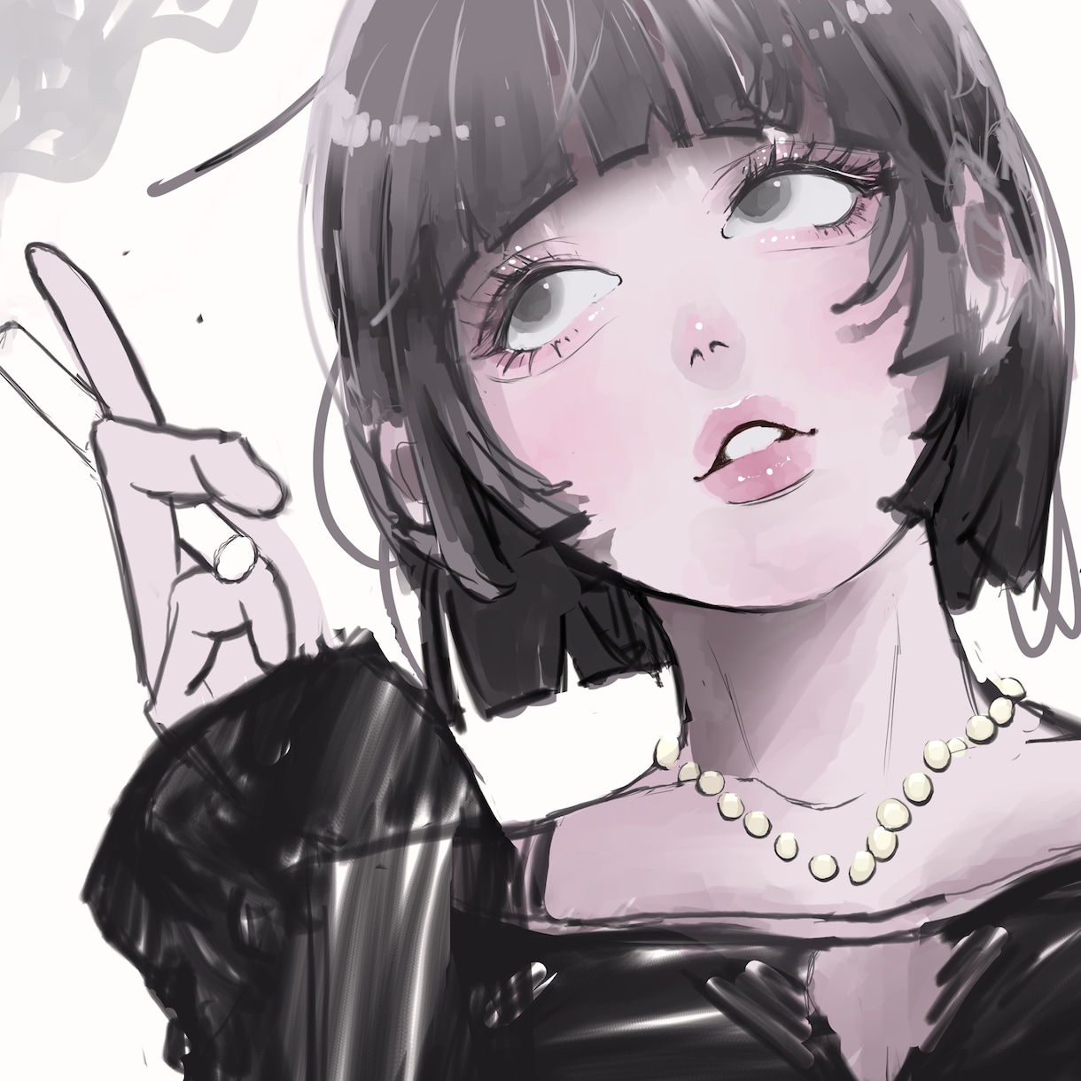自分らしさをテーマに魅力的な女性をお描きします SNSのアイコン等にオススメです！ イメージ1