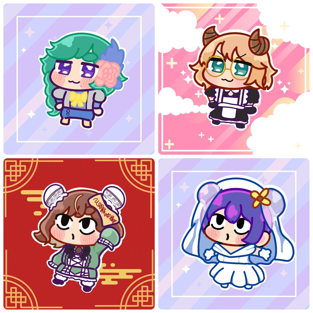 アイコン、返礼品、リアルグッズデータ描きます 好きなキャラクターをアイコンやリアルグッズにしてみませんか？ イメージ3