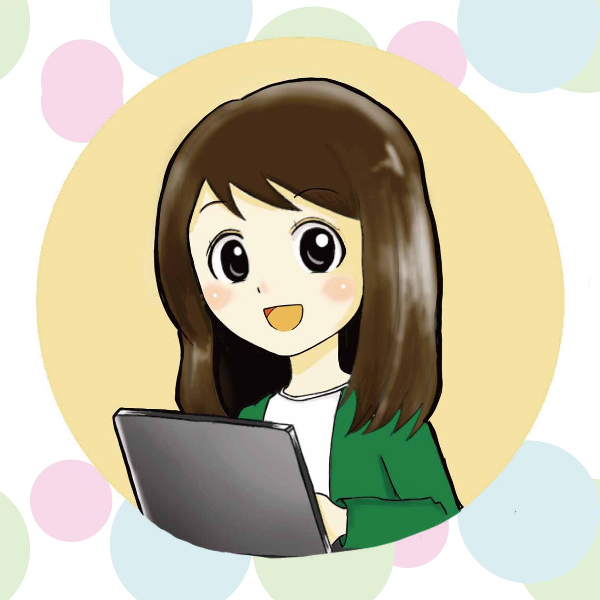 女性用のアイコン作成します ブログ・SNS・副業との相性抜群！商用利用可！修正無制限！ イメージ7