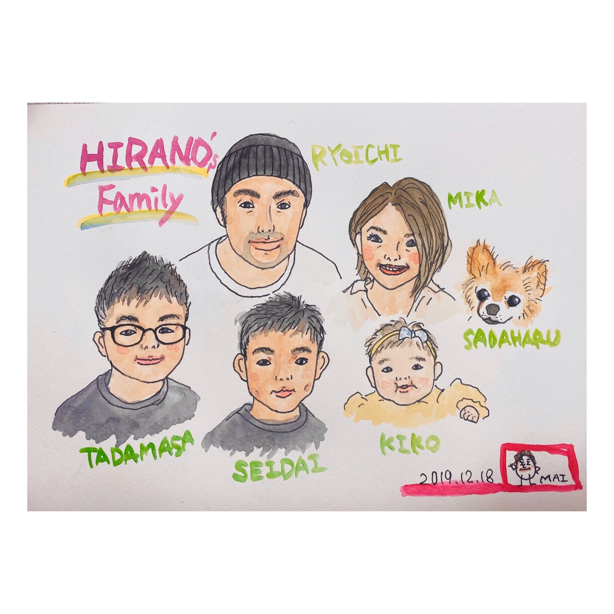 似顔絵やご希望のイラスト描きます 特徴を活かしながらインスピレーションでデザインします イメージ9
