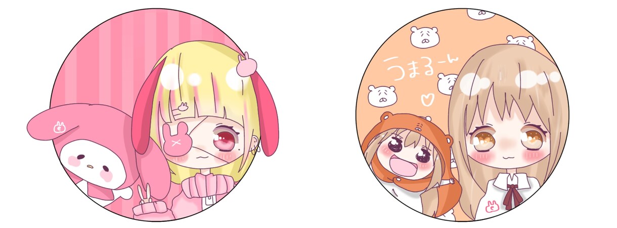 好きなキャラクターとコラボ絵描きます SNSのアイコンにしたい！という方にオススメ！ イメージ1