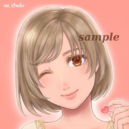 SNSで使用できるアイコンを制作いたします SNSで使えるアイコンが欲しい方向け♪ イメージ2