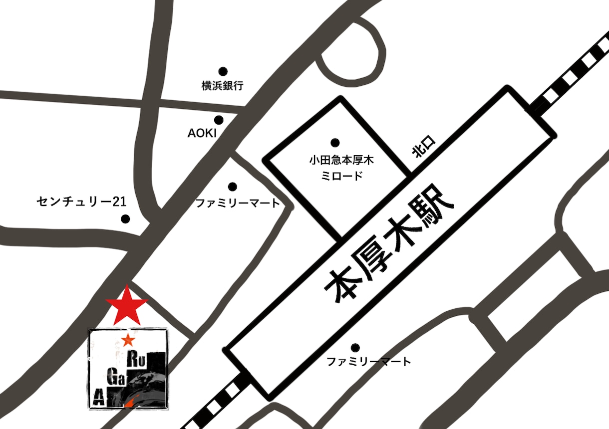 場内や館内、案内図などのマップを作成します お店までの道案内や物の配置図など、分かりやすく作ります！ イメージ6