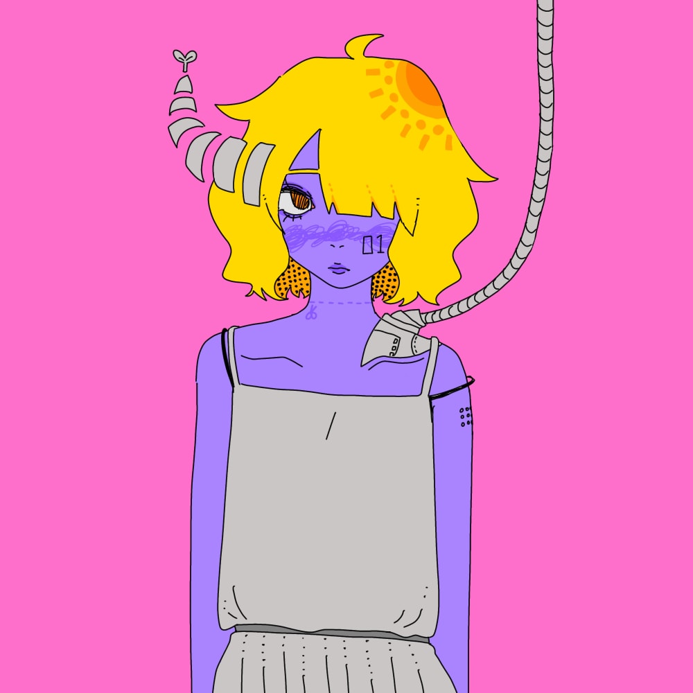 特徴的なイラスト（アイコン、SNS）お描きします あなたの好きを込めた世界に一つのイラストにします。 イメージ2