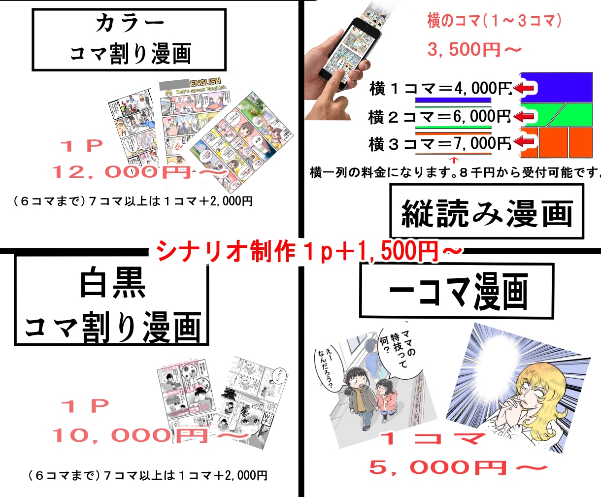 御社の想いを読者に届ける、ビジネス漫画を制作します 企業・SNS広告・LP、広告漫画、4コマ、エッセイ、縦読み イメージ3
