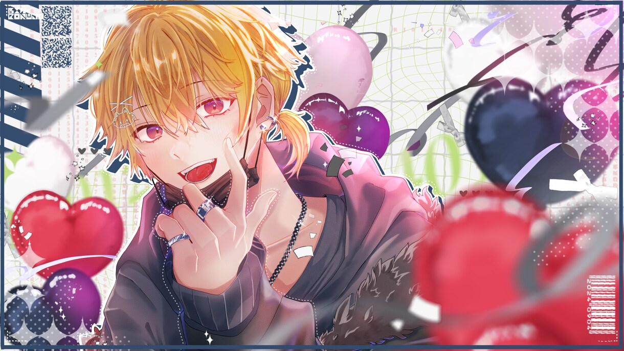 世界観重視！かっこかわいい男の子描きます サムネ、表紙など、きらきら・色気がある男の子が得意です！ イメージ1