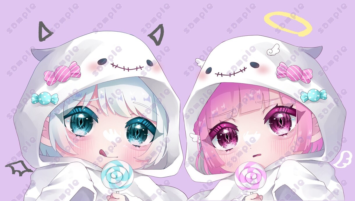 ハロウィンの量産イラスト描きます ハロウィンのためにかわいいイラストを用意してみませんか？ イメージ7
