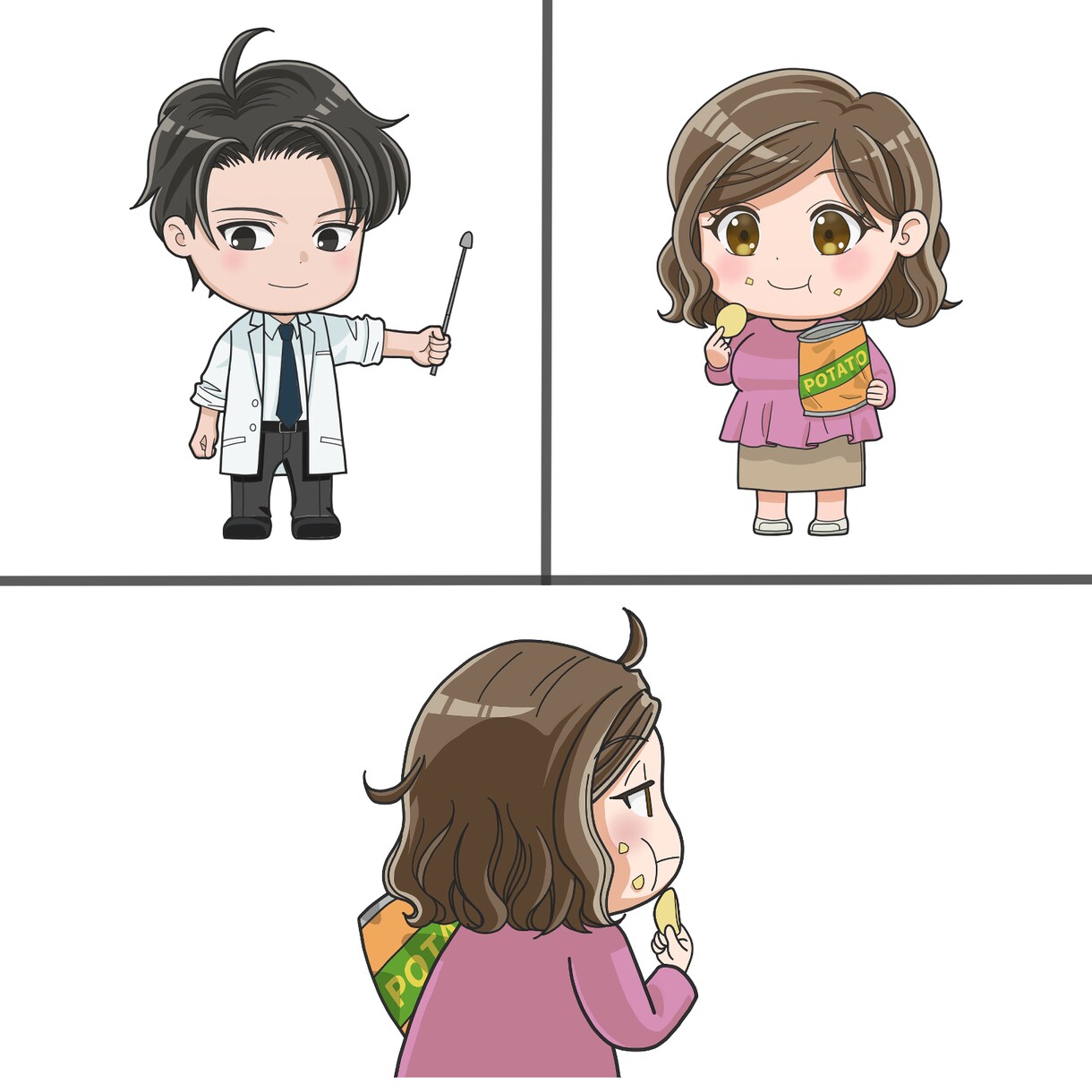 ミニキャラ・デフォルメキャライラスト描きます SNSアイコンなどに使えるアニメ風デフォルメキャラクターです イメージ8