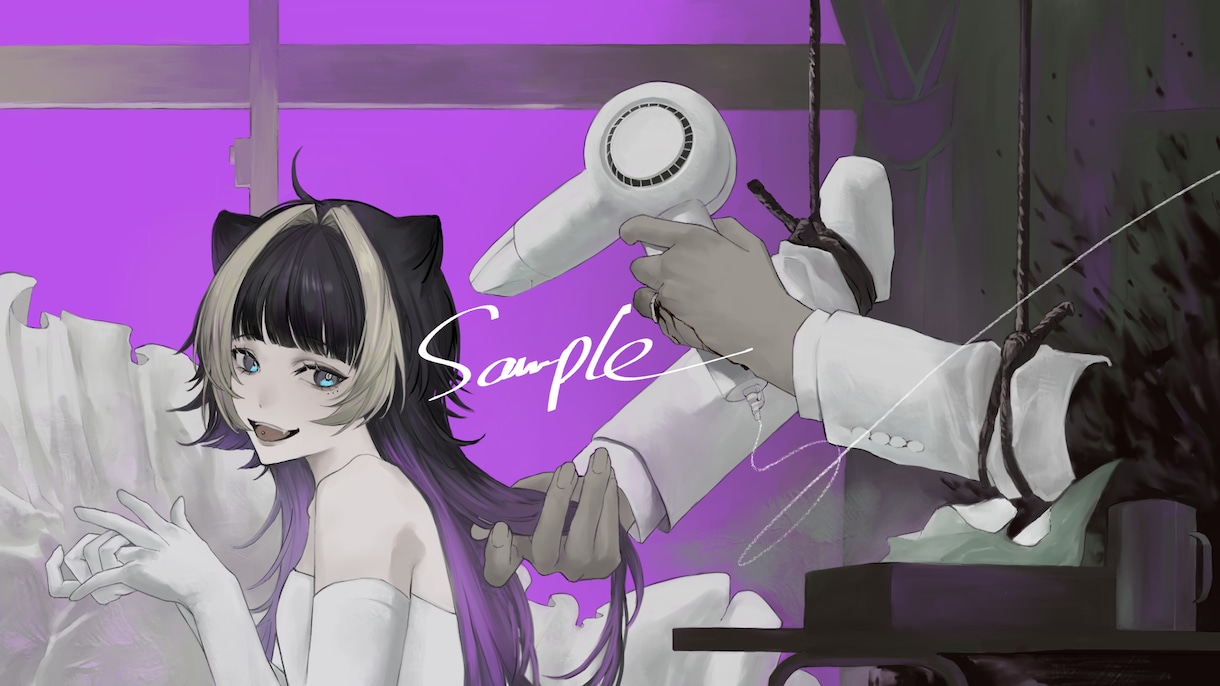 アイコン•歌ってみた•立ち絵等描きます 厚塗りを得意としておます！お気軽にご相談ください！ イメージ5