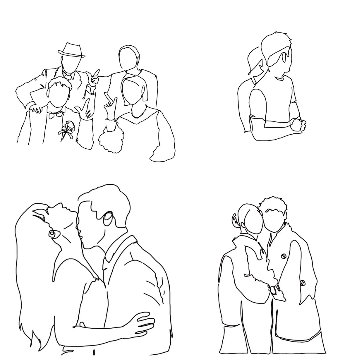 イラストにしたい画像を 一筆書きのイラスト描きます シンプルでオシャレなイラストに仕上げます。 イメージ4