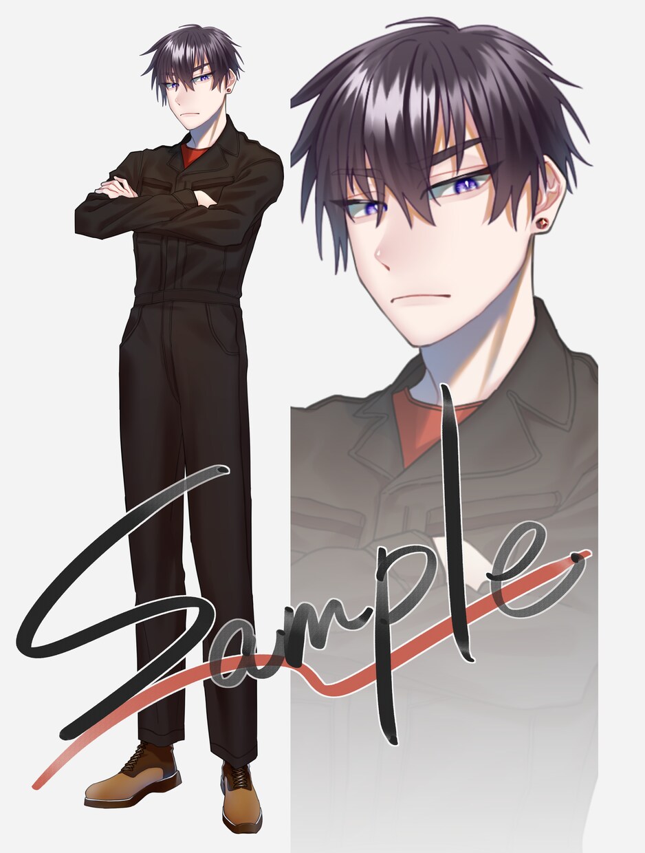 TRPG・動画などで使用できる立ち絵作成します スーツ・革靴の男性の立ち絵が得意です イメージ6