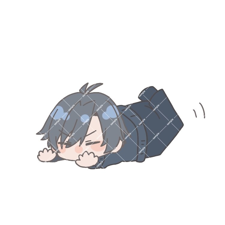 SNS・配信に◎デフォルメイラストかきます ゆるくて可愛いデフォルメイラストを2枚お描きします！ イメージ2