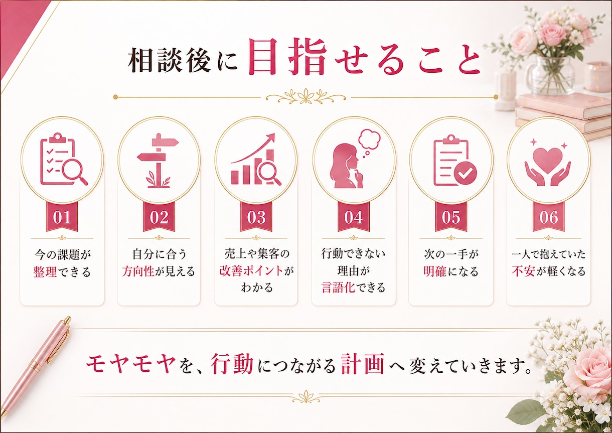 経営者フリーランスの起業・事業成功をサポートします 占い×カウンセリング×コンサルで本気の改善改革好転を後押し! イメージ5