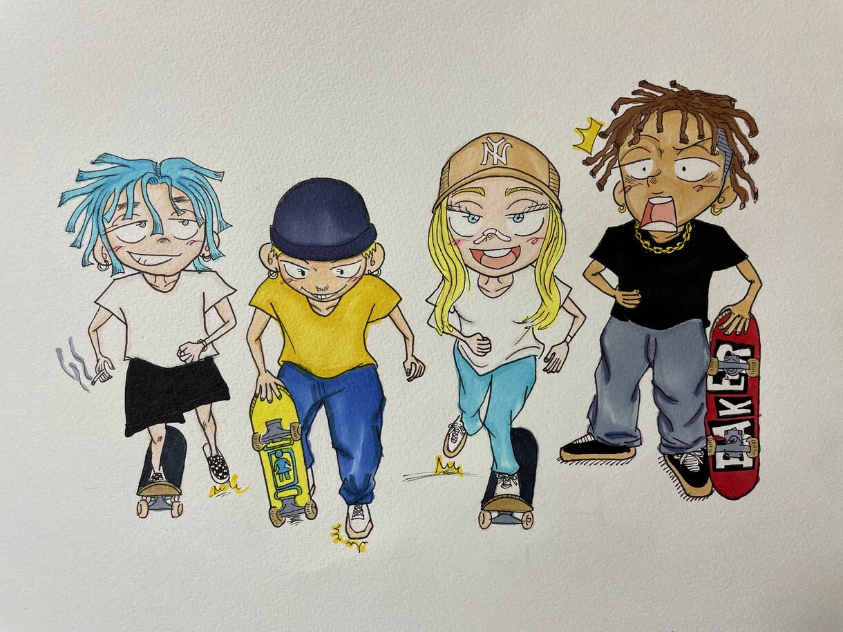 アナログならではの温かみのあるイラスト描きます コピック着色のイラストを描きます。 イメージ6