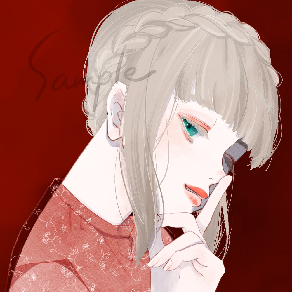 SNSアイコンに！女の子イラスト描きます 魅力的な女の子イラストをお描きします イメージ2