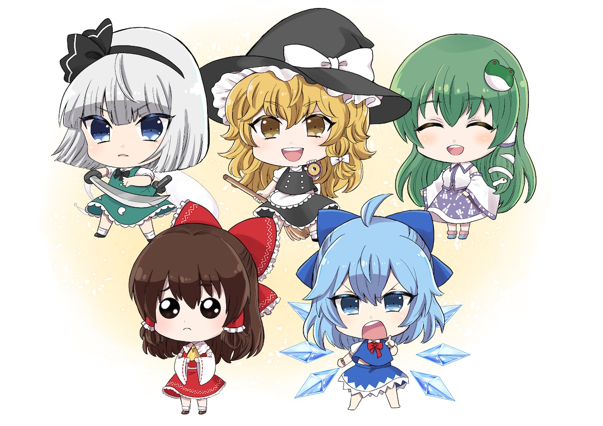 ぷにっと！かわいいミニキャラ制作します グッズや動画制作にお役立ちします◎ イメージ5