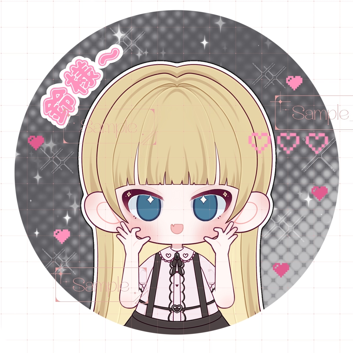 かわいい♡ミニキャラ描きます アイコン、グッズ、ステッカーなどに♡ イメージ7