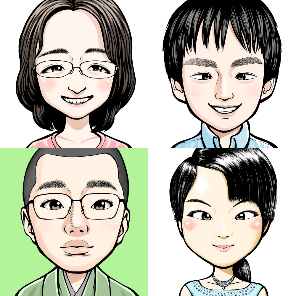 プロ漫画家がデフォルメした似顔絵描きます 心を込めて描かせて頂きます！SNSアイコン等にご利用ください イメージ8