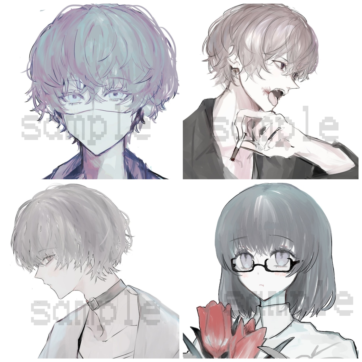 最短翌日納品でアイコン依頼承ります 貴方だけの大切なアイコンをお描きします イメージ3