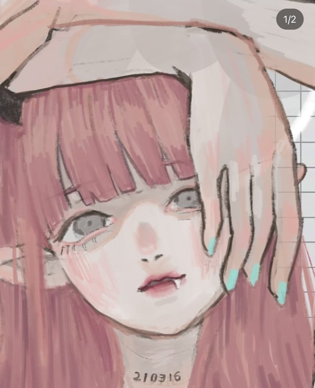 写真を元に似顔絵イラストを作成します SNSやLINEのアイコン等にオススメです イメージ10