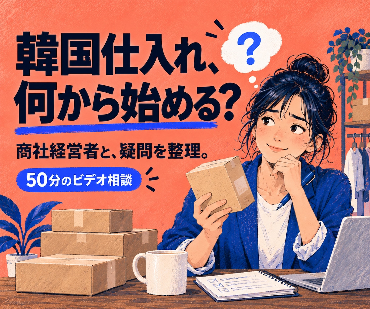 韓国仕入れの疑問に現役の商社経営者が答えます 初めての輸入・取引条件を50分で整理。確認メモ付き イメージ1