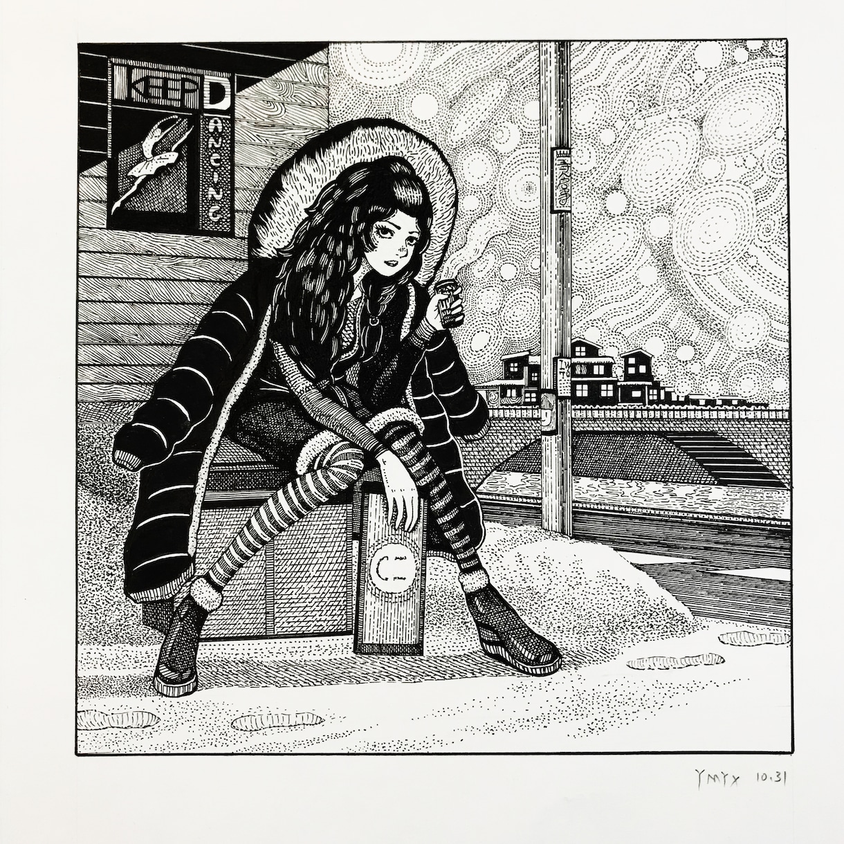 繊細なモノクロイラストを描きます 精緻系や白黒系がお好きな方向け。 イメージ8
