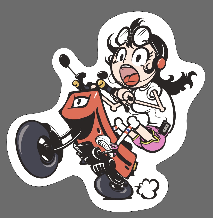 ステッカーイラスト描きます カッコよく目立つステッカーイラスト描きます！ イメージ2