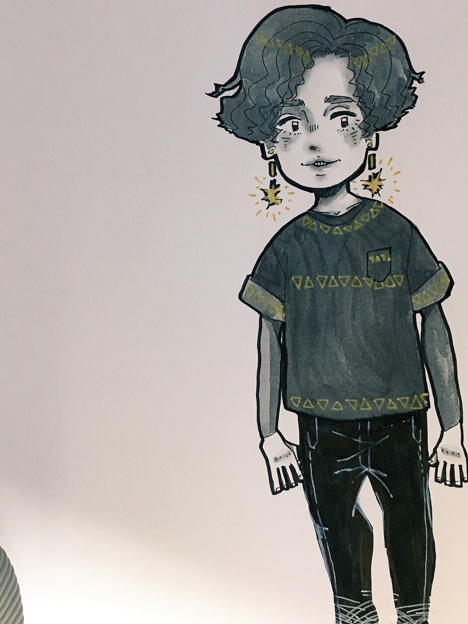 可愛いミニキャラ似顔絵描きます 思い出や気持ちを絵に載せてプレゼントにしてみませんか？ イメージ5