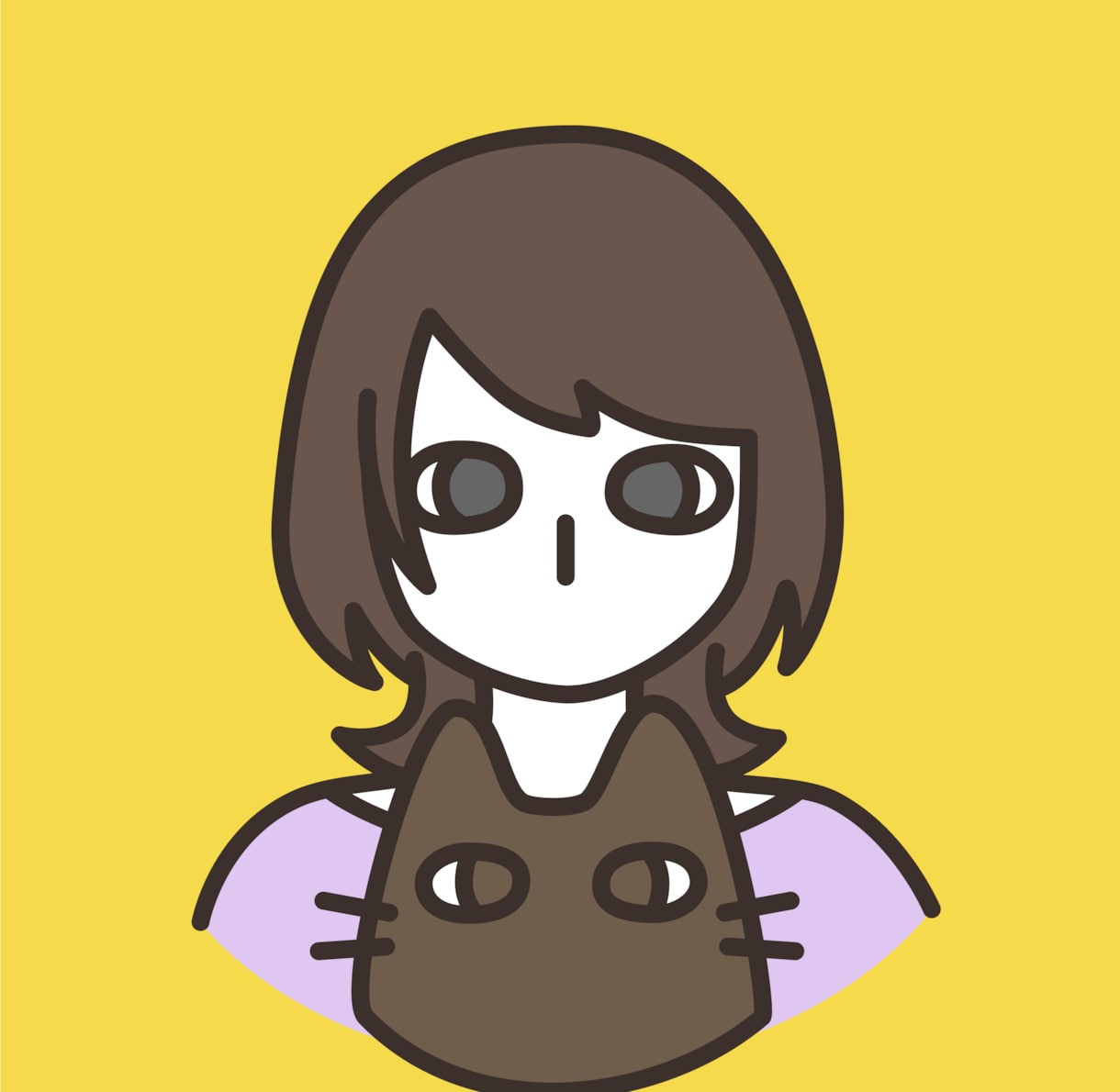 シンプルでグラフィカルな似顔絵を描きます かわいすぎない、ちょっと洒落たデザインです◎ イメージ4