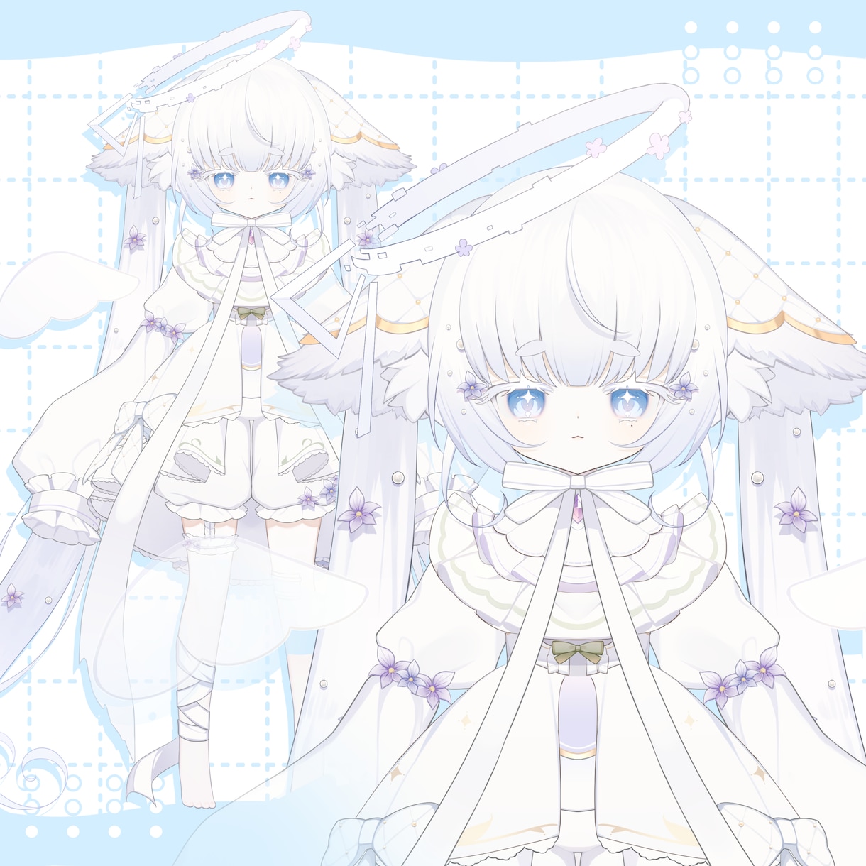 Vtuber立ち絵イラスト制作いたします ロリータやフリルの多いかわいいデザインが得意です。 イメージ2