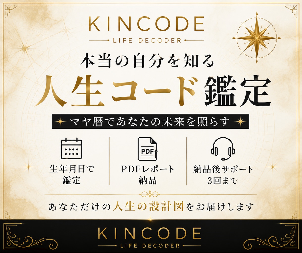 マヤ暦で人生コードを読み解く鑑定レポート作成します あなただけの人生設計図を読み解きます イメージ1
