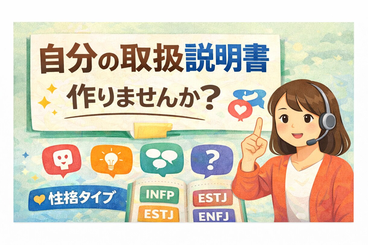 MBTIで自分の性格と強みを整理します あなたの本質と生き方のヒントを見つけます イメージ8