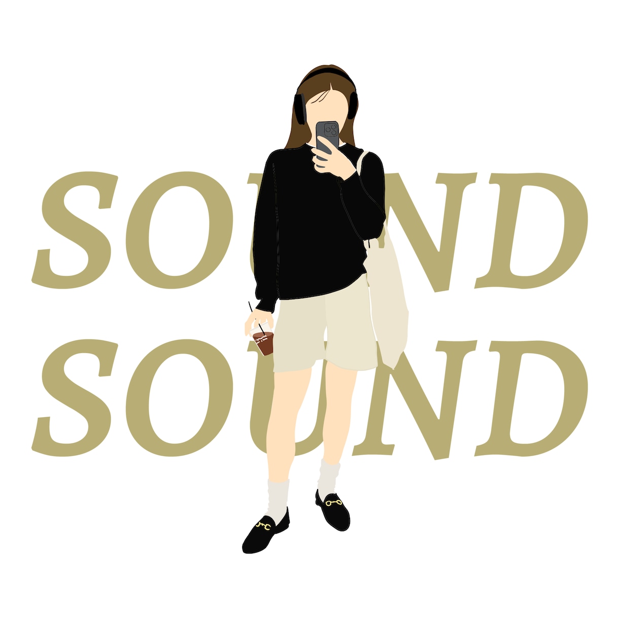写真をもとに！シンプルな人物イラストをお描きします SNS•ブログに◎｜落ち着いた色味のシンプルな人物アイコン！ イメージ9