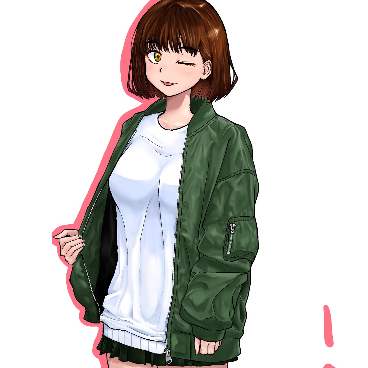 一枚絵 アイコン キャラクターなどを製作いたします 幅広いイラスト調で描かせていただきます。 イメージ4
