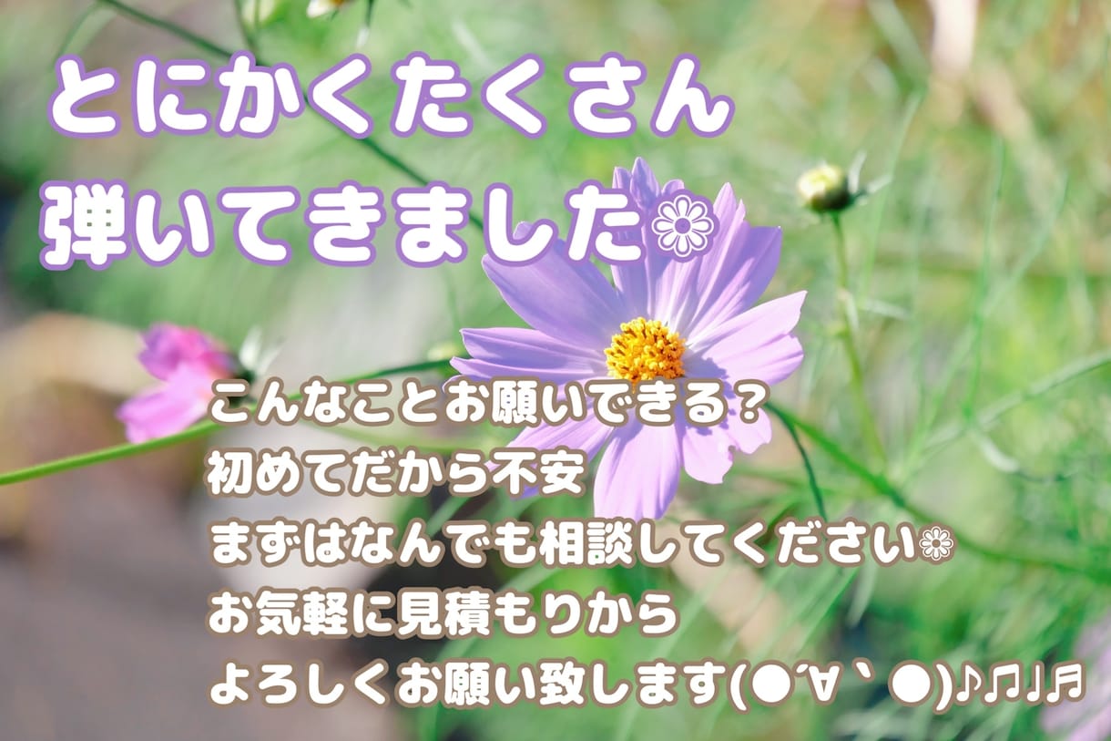 オリジナルアレンジのピアノ伴奏を提供致します サイトにコードがなくても耳コピで基本なんでも弾けます。 イメージ7
