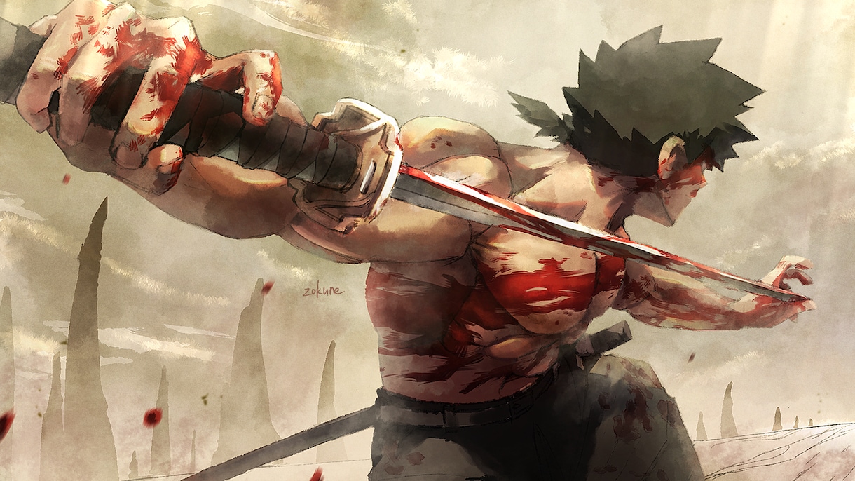 目を引く躍動感あふれるイラストを作成します 格闘やアクションを強調した格好いいイラストが欲しい方へ イメージ2