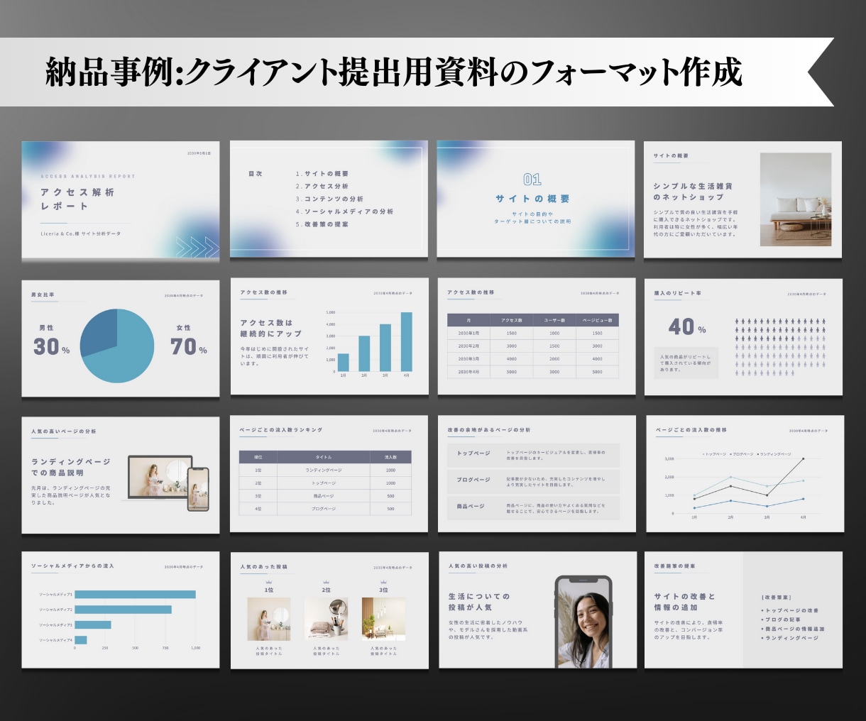 デザイン会社×経営企画出身が売れる営業資料作ります 資料の意図を共有し、伝わる資料を共につくるパートナーです イメージ5