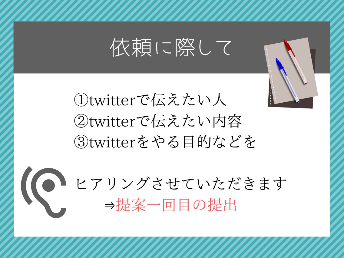twitterのプロフィールの文章添削します twitterフォロワーを増やすためにはプロフィールが大切 イメージ3