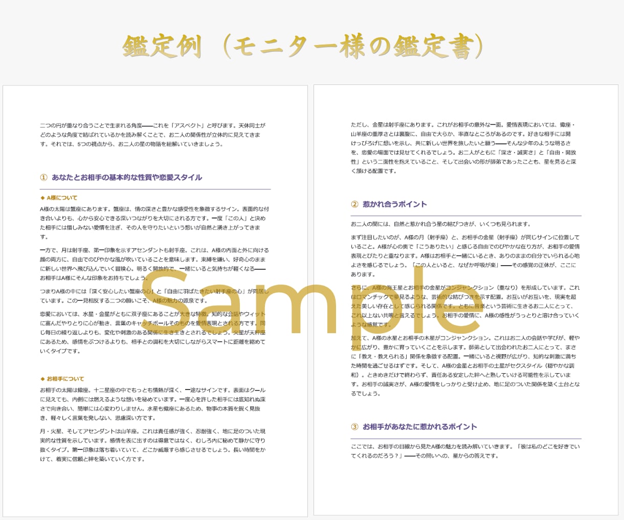 大ボリューム4000字✨2人の絆を深く読み解きます 占星術による相性鑑定で2人だけのコミュニケーション術がわかる イメージ8
