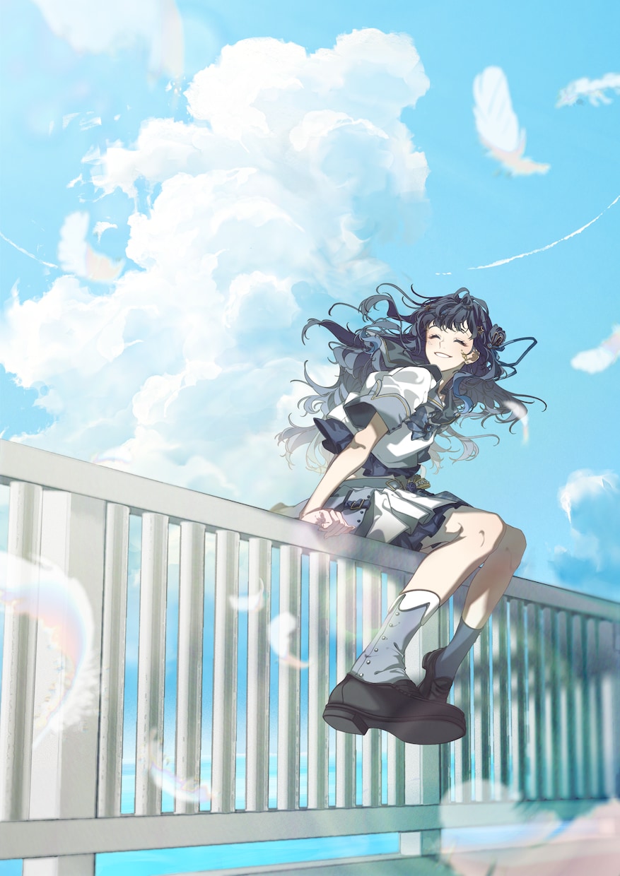 一枚絵制作承ります 光や風といった自然現象の表現を重視しております。 イメージ3