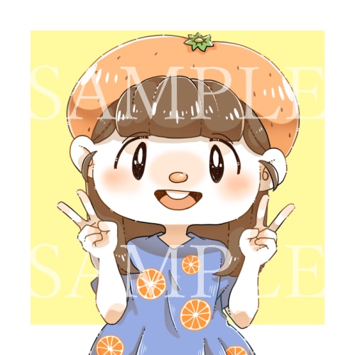 SNSアイコンに！イラストアイコン描きます ゆるふわ可愛いディフォルメ似顔絵アイコン イメージ5