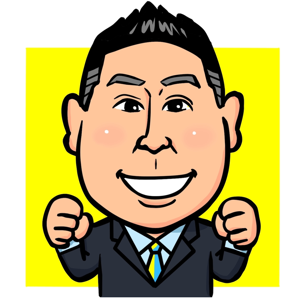 政治家の似顔絵作成します 選挙、政治家、議員、似顔絵。東京都選挙。参院選。 イメージ1