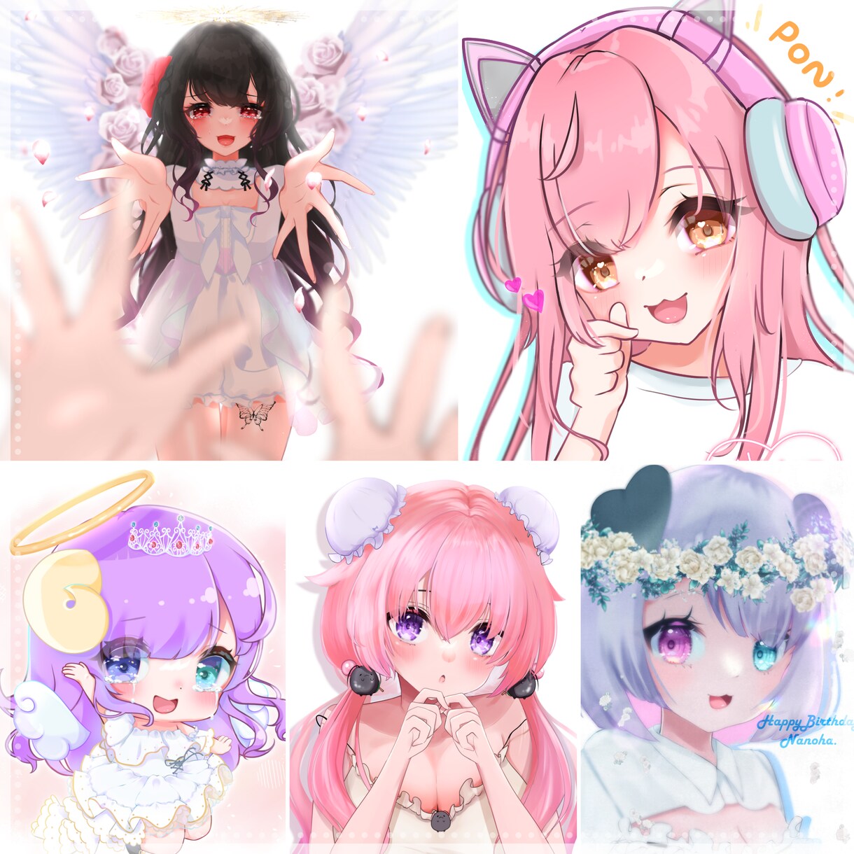 可愛い・かっこいいイラスト描きます ♡　歌ってみた・グッズに！アニメーションも制作可　♡ イメージ4