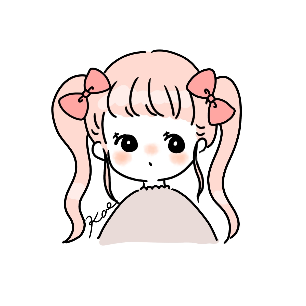 シンプルなアイコン描きます 肩から上のデフォルメのアイコン！SNSやブログなどに！ イメージ2