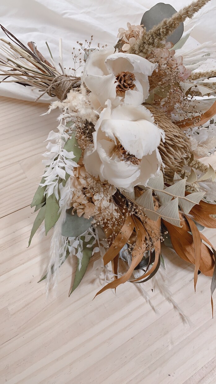 オシャレで可愛いウェディングブーケおつくりします リーズナブルなお値段で可愛いブーケを♡ イメージ3