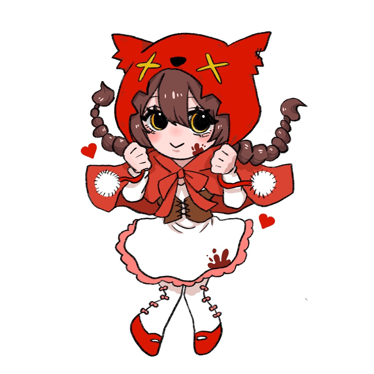 目が特徴的なキャラクターのイラストを描きます イカした個性的なキャラクターを求めている方へ イメージ5