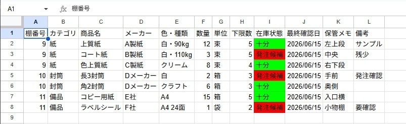 CSV・Excelデータを見やすく整理します 在庫管理表・売上管理表・集計表など、使いやすい表に整えます イメージ2